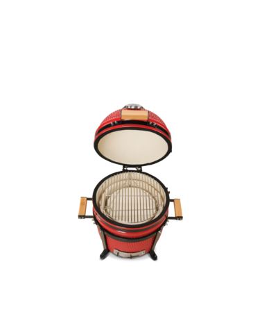 Grill węglowy Kamado BONO MINIMO 40cm (czerwony)