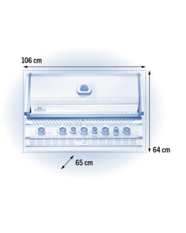 Grill gazowy Napoleon PRESTIGE PRO665 do zabudowy