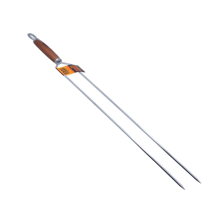 Szpikulec z rączką  podwójny 70cm Kamado BONO