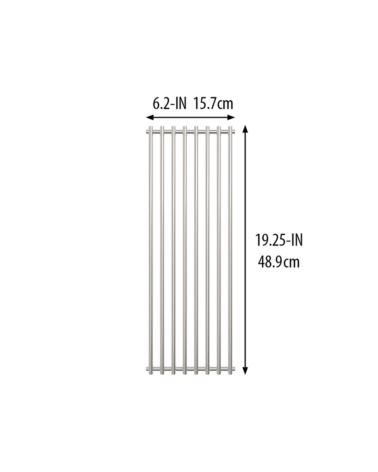 Ruszt z prętów stali 9mm Imperial|Regal 49 x 15 cm