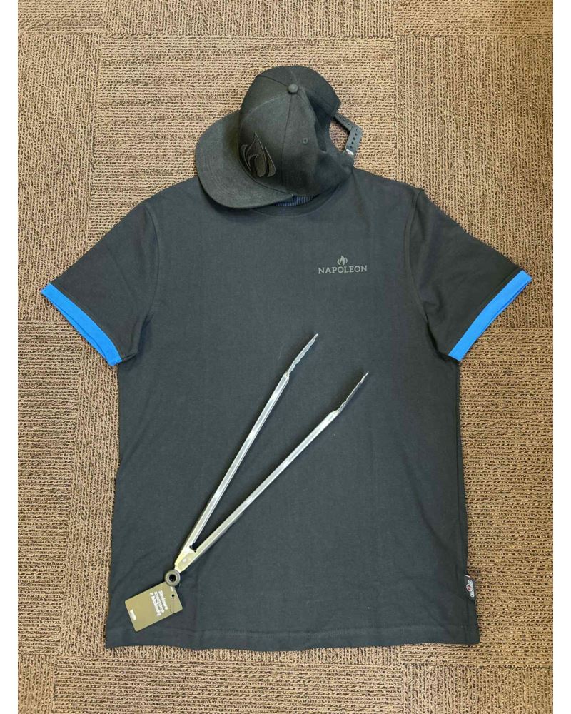 Zestaw CoolTaty Czarny t-shirt, czapka raperska