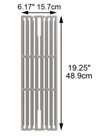 Dwustronny ruszt z odlewu stali Imperial|Regal 1sz