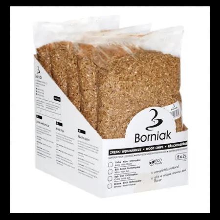 Zrębki wędzarnicze Borniak - orzesznik 10L